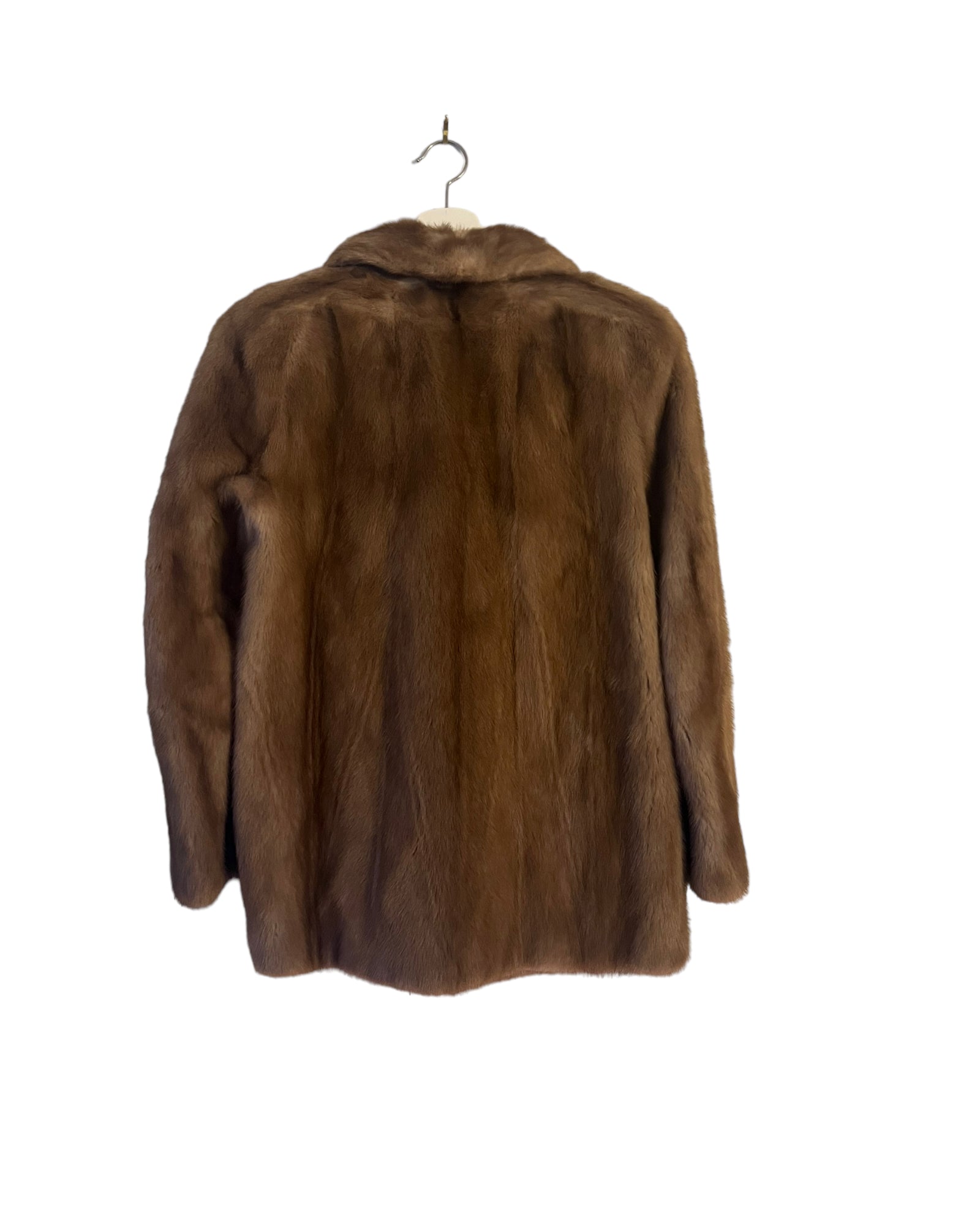 Mink fur jacket blazer light color - vintage
