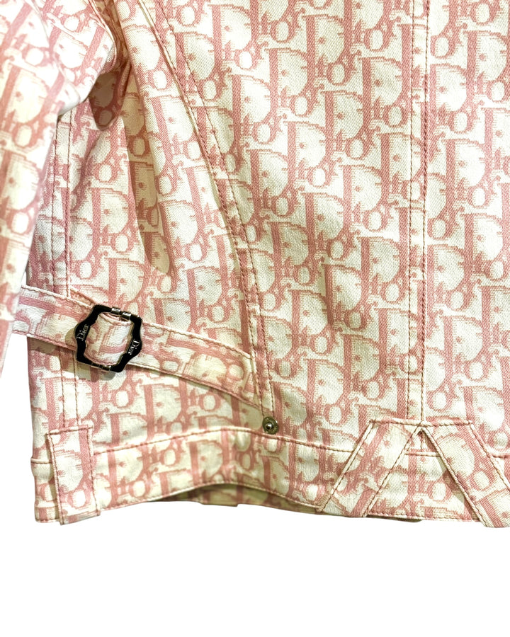 Christian Dior by John Galliano Pink Monogram Jacket