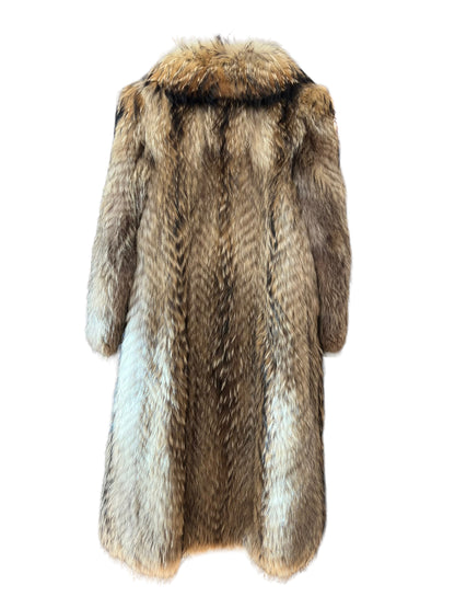 The Carrie Feathered Fox Coat