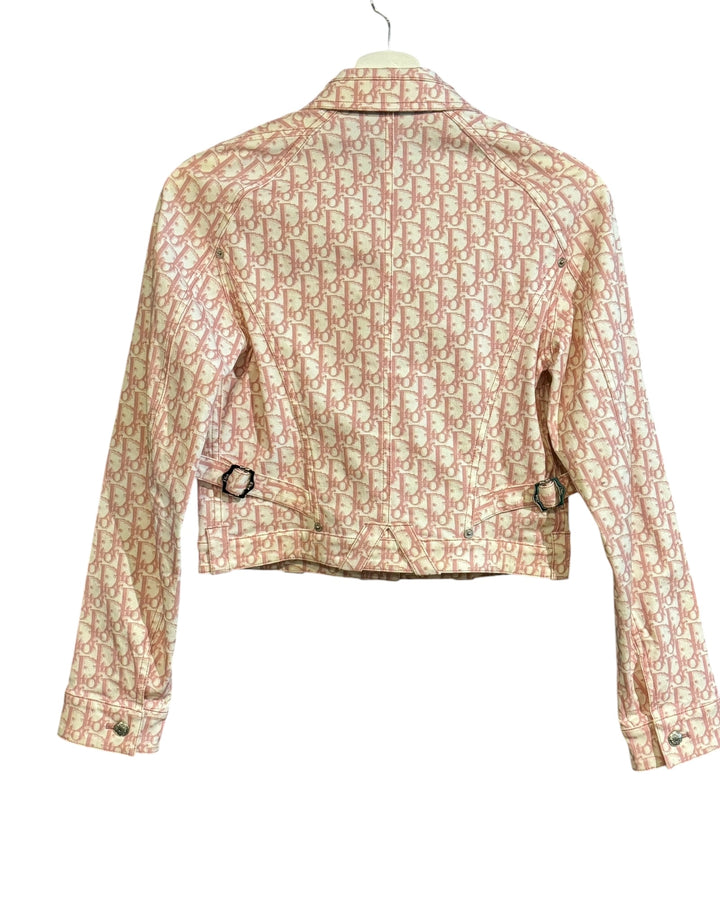 Christian Dior by John Galliano Pink Monogram Jacket