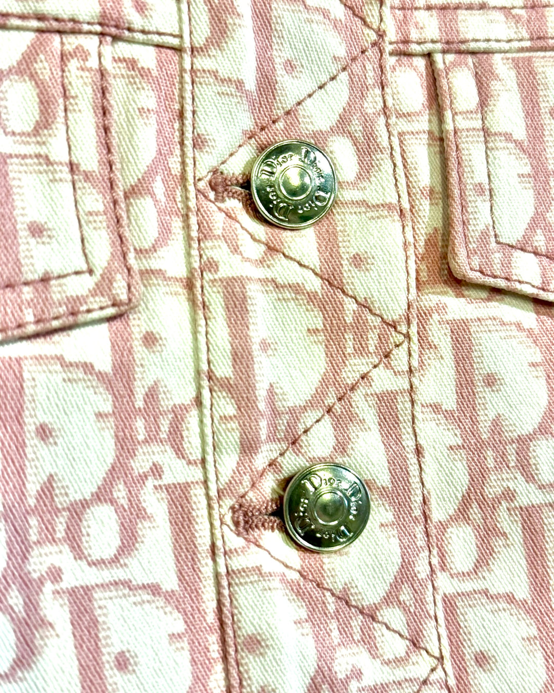 Christian Dior by John Galliano Pink Monogram Jacket