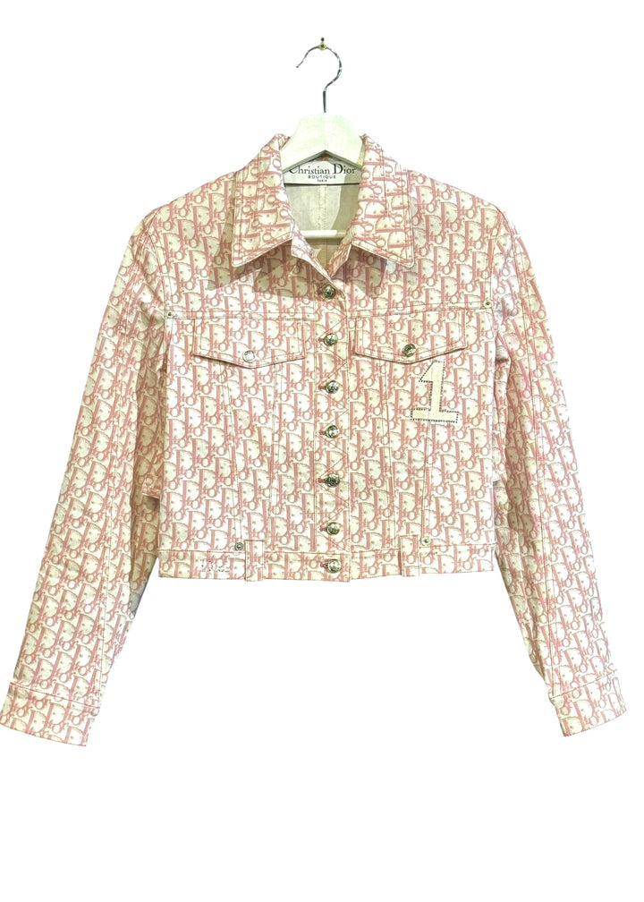 Christian Dior by John Galliano Pink Monogram Jacket