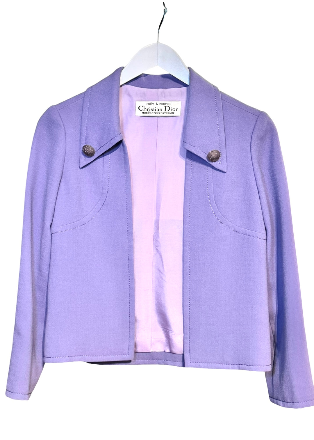 Christian Dior Periwinkle Blazer with Bubble Button Detailing