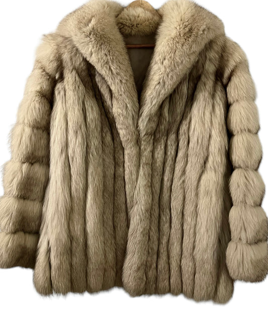 Vintage fox fur jacket
