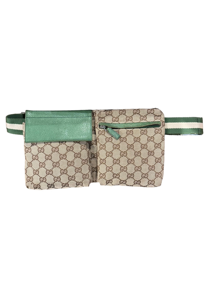 Gucci GG Doube Pocket Belt Bag