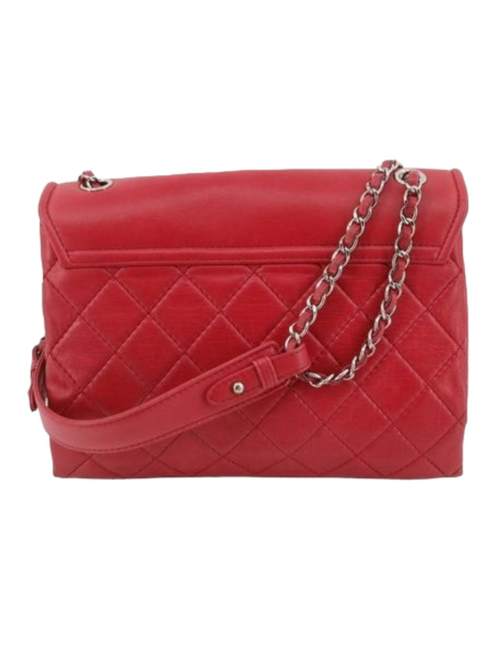 Chanel Series 19 Flap Quilted Leather Medium Bag