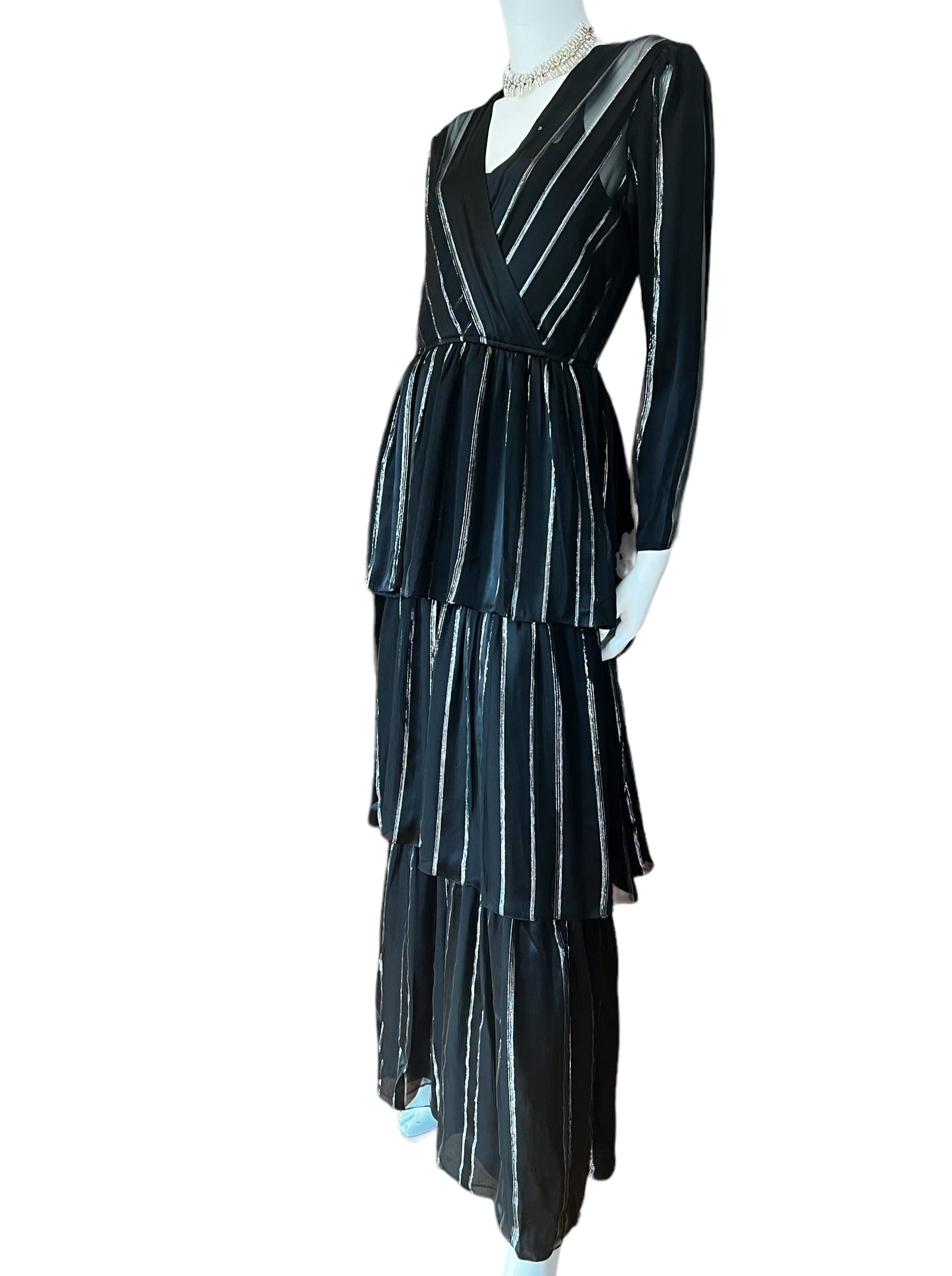 Vintage hotsell silk gown