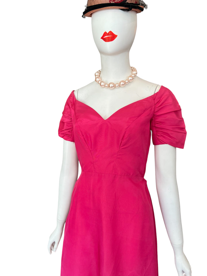 Barbie Girl hot pink prom dress