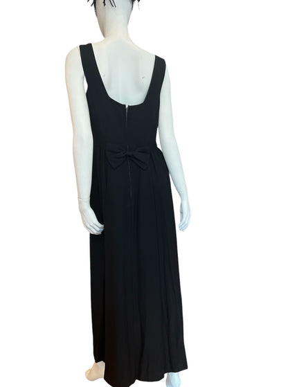 black vintage cocktail dress, lbd, embellished black dress, vintage evening wear 