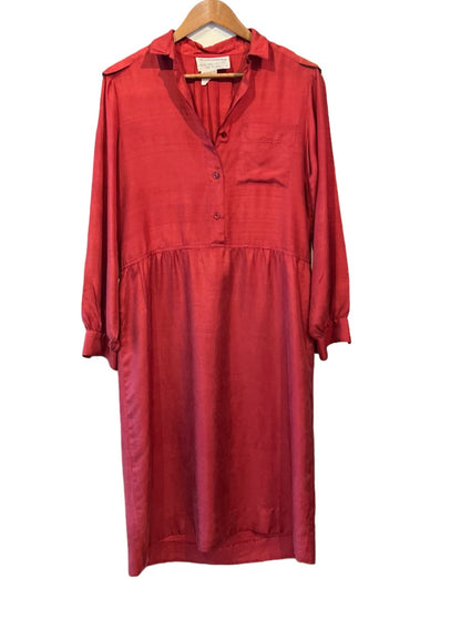 Diane Von Furstenburg vintage silk shirt dress