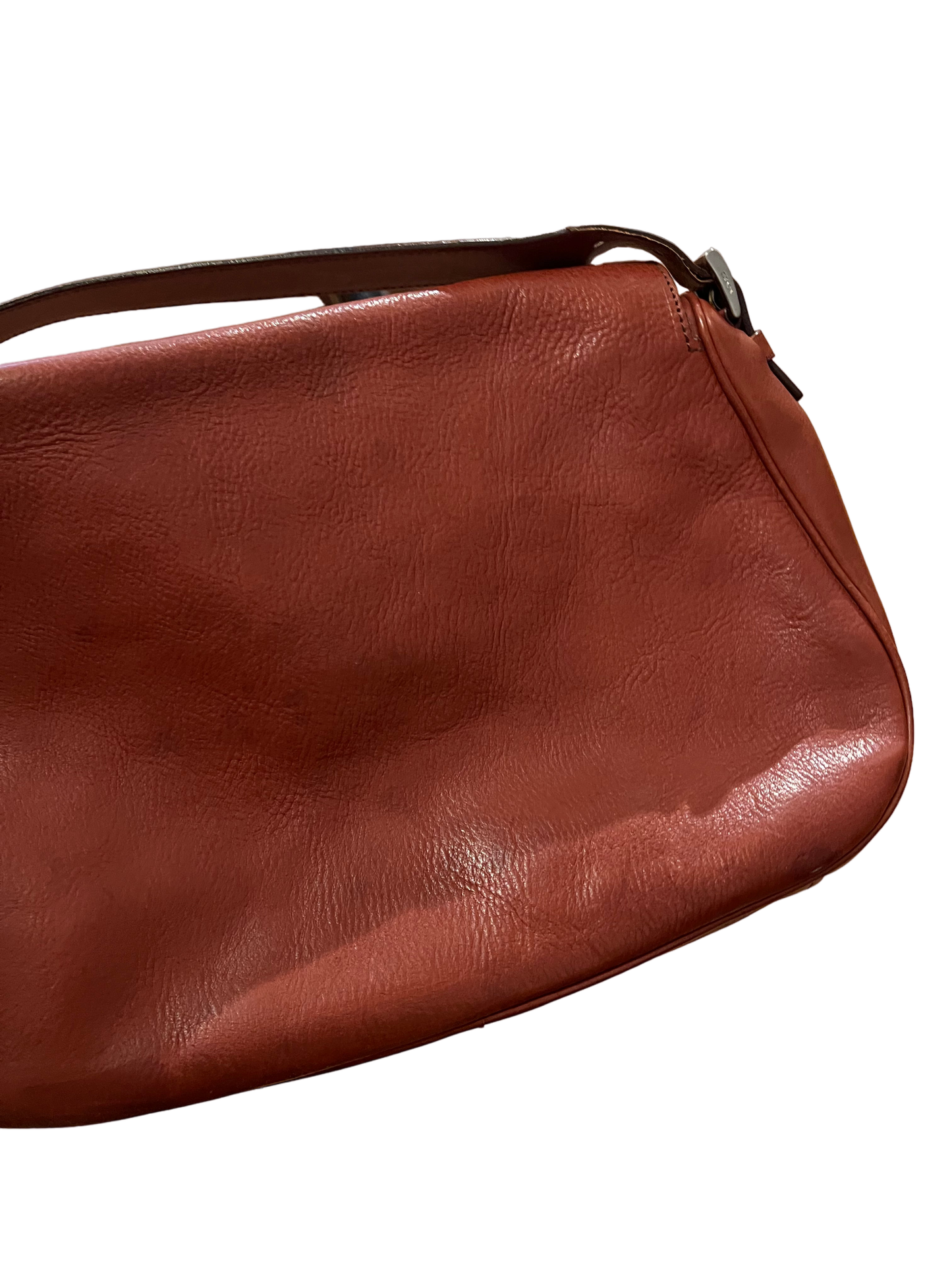 Prada Distressed Leather Shoulder Bag *Runway*