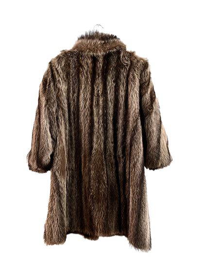 Dimensional Raccoon Coat