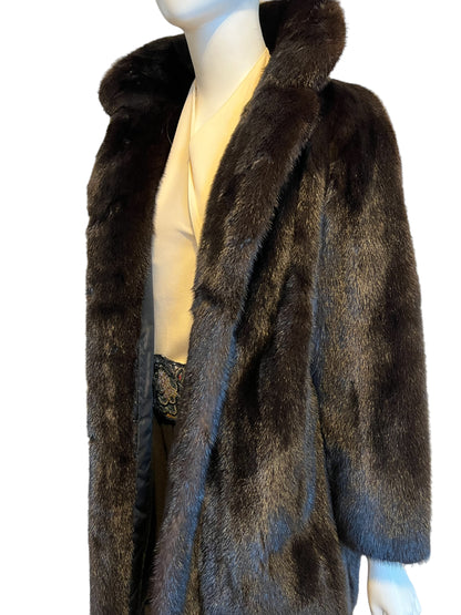 Classic Short Dark Fur Coat