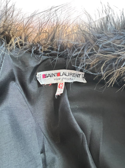 Yves Saint Laurent Vintage Feather Jacket