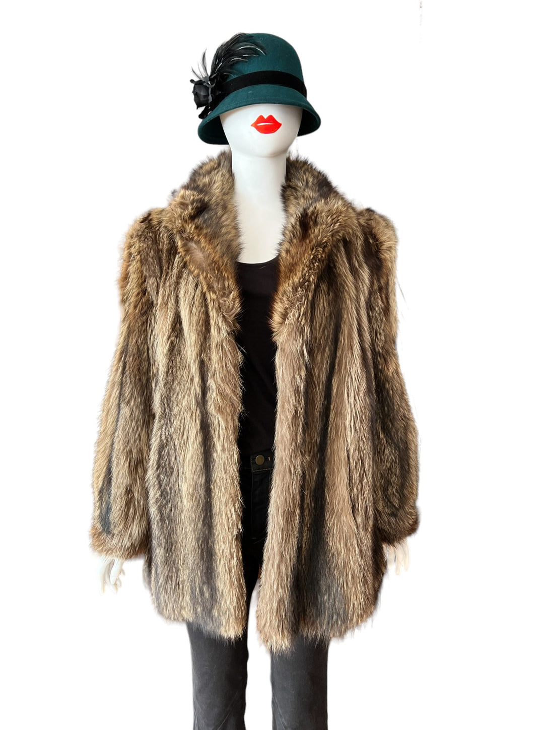 Versitile Raccoon Fur Jacket