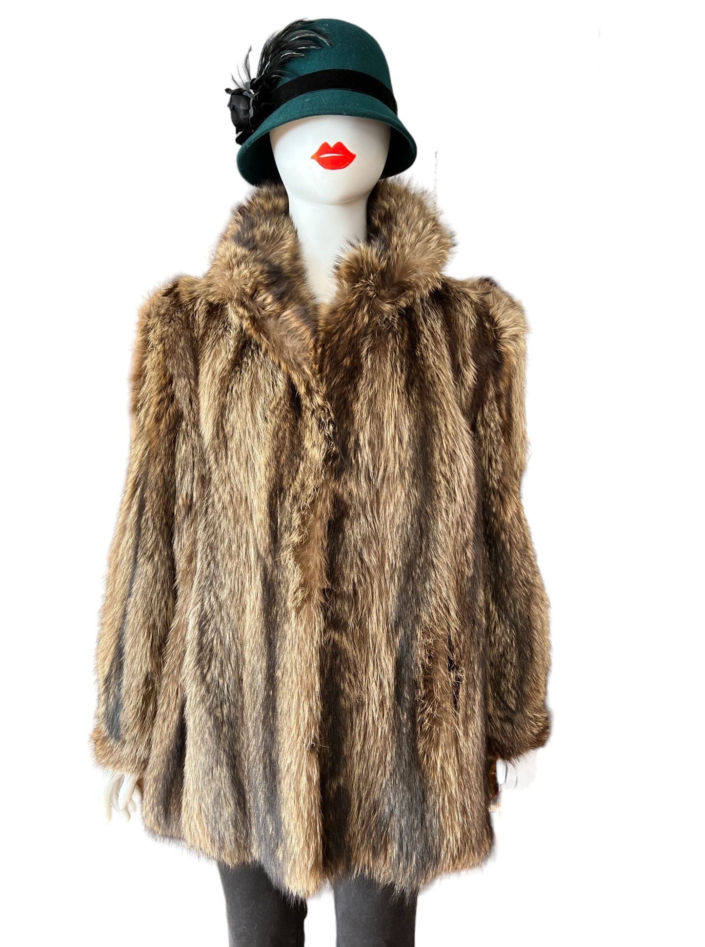 Versitile Raccoon Fur Jacket