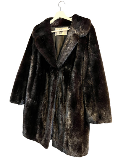 Classic Short Dark Fur Coat