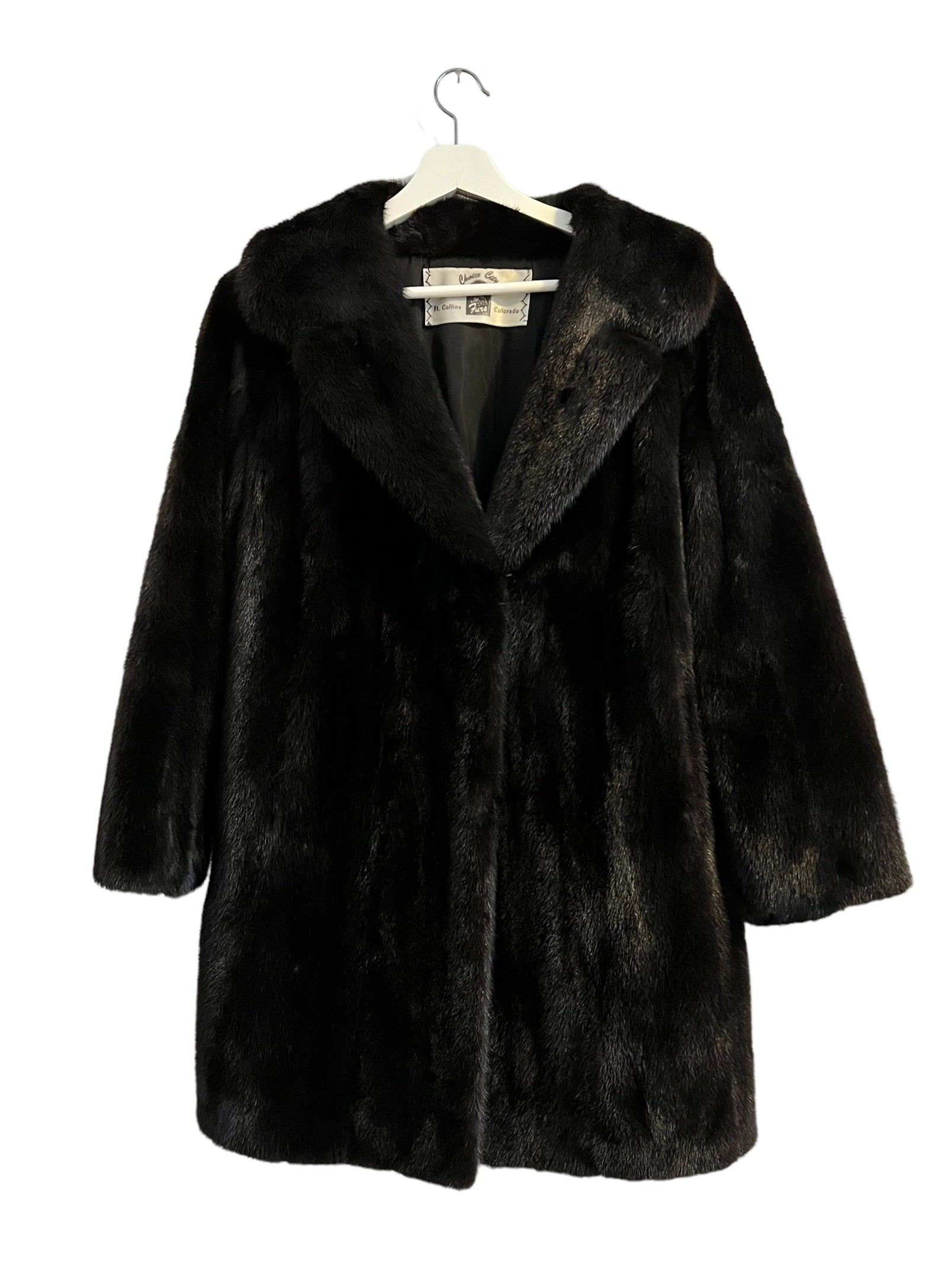 dark mink coat 
