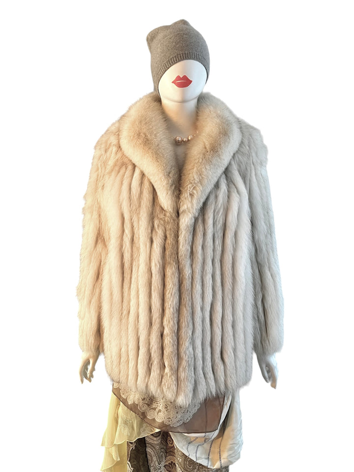 fur curator, fox jacket, fur jacket