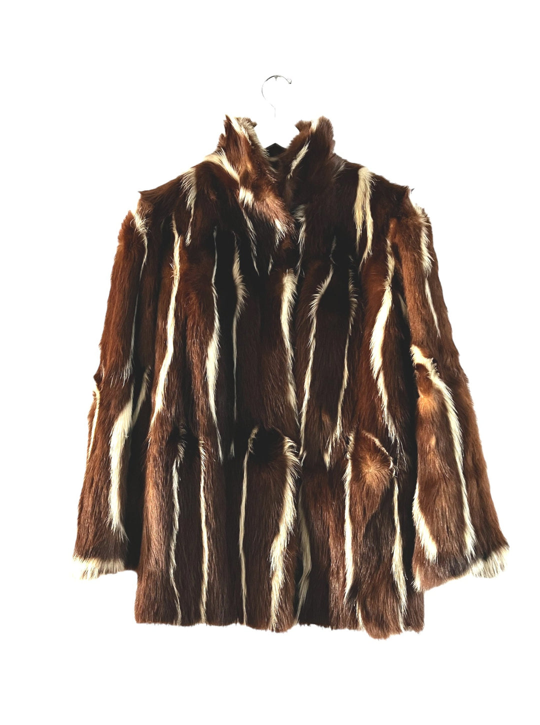 Vintage Fur Jacket - Striped Skunk