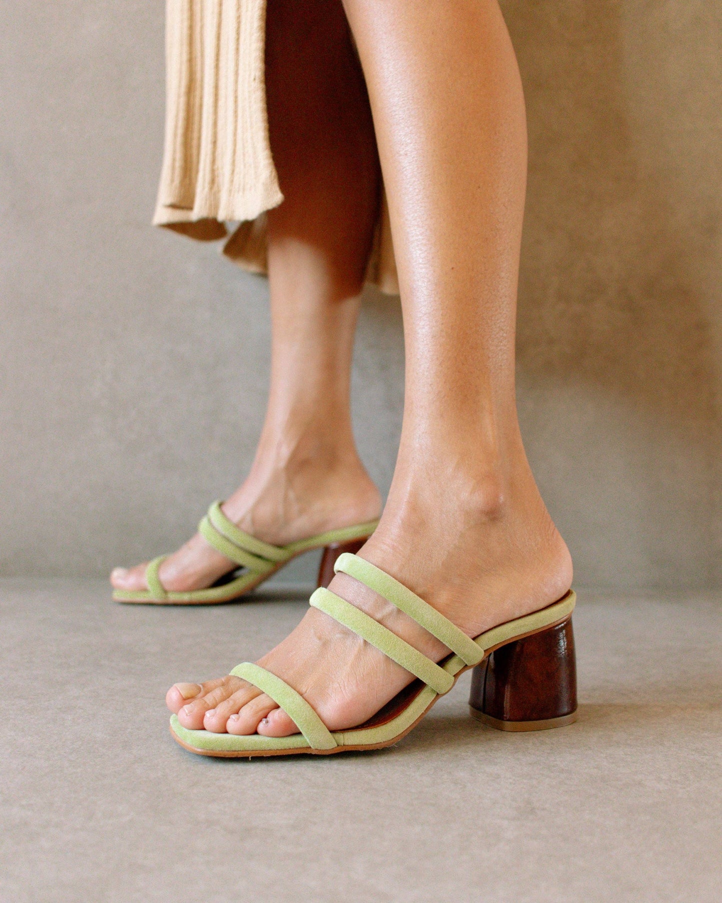 Indiana Mint Strappy Heels
